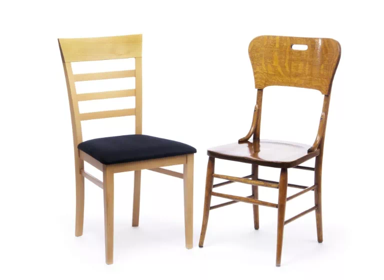 dwa rodzaje krzeseł