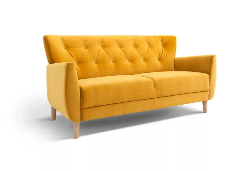 żółta kanapa
